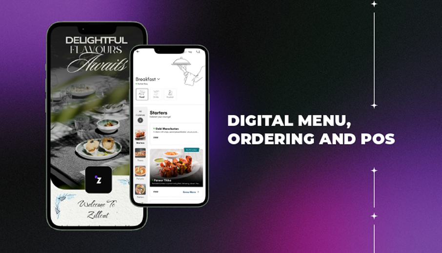 Digital Menu, Ordering and POS