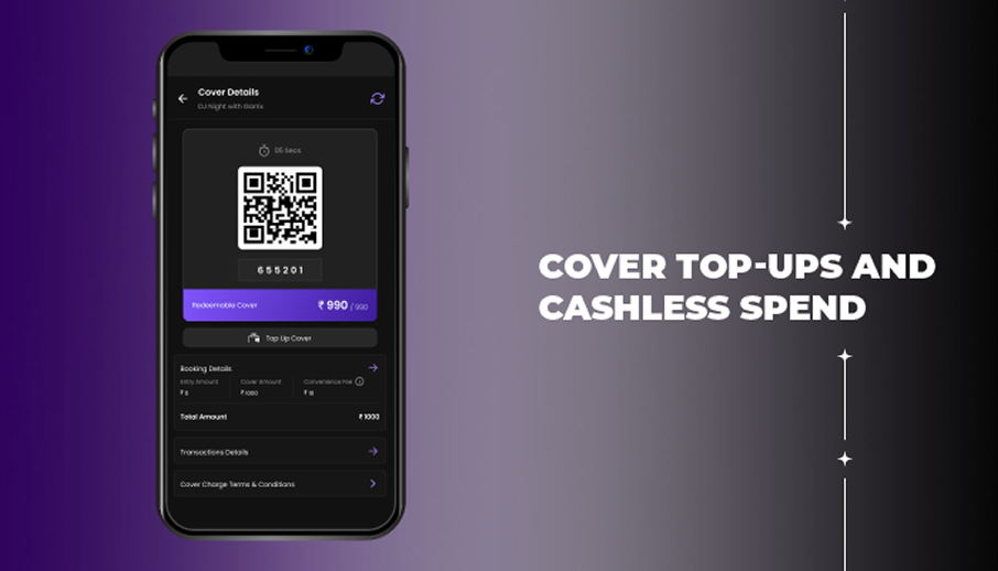 Cover Top-Ups And Cashless Spend